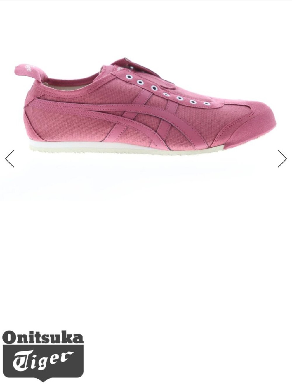 Authentic Onitsuka Tiger Shoes by Asics Mexico 66 Slip-on Pink Women's size 9.5